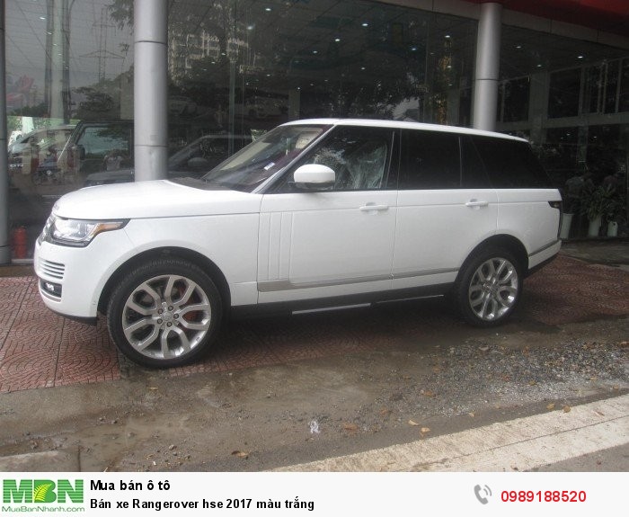 Bán xe Rangerover hse 2017 màu trắng