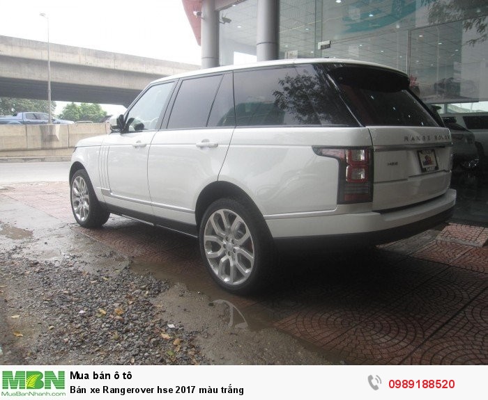 Bán xe Rangerover hse 2017 màu trắng