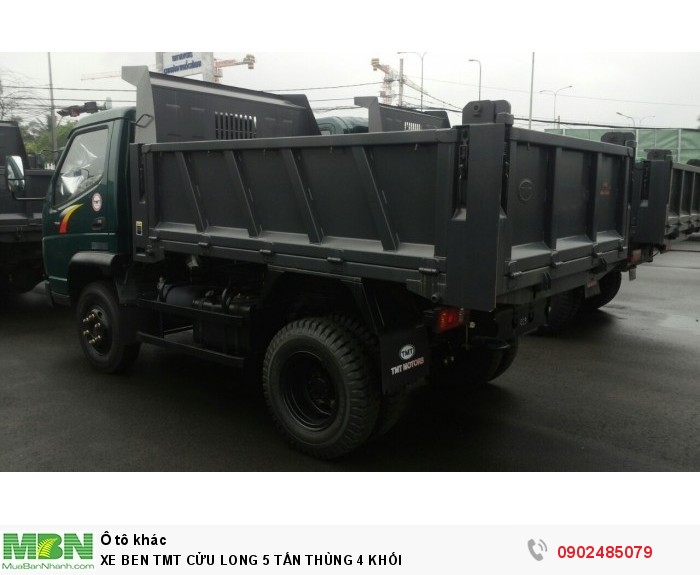 Xe Ben Tmt Cửu Long 5 Tấn Thùng 4 Khối|XE BEN