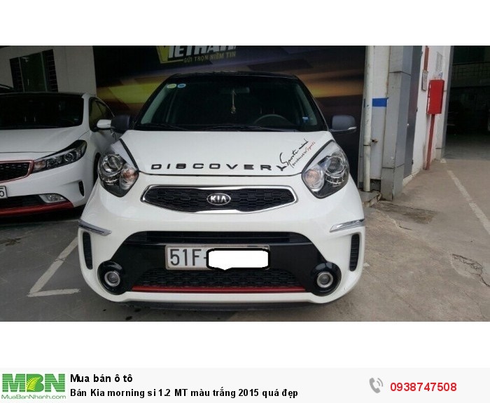 Bán Kia morning si 1.2 MT màu trắng 2015 quá đẹp