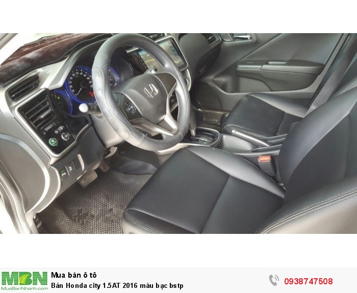 Bán Honda city 1.5AT 2016 màu bạc bstp