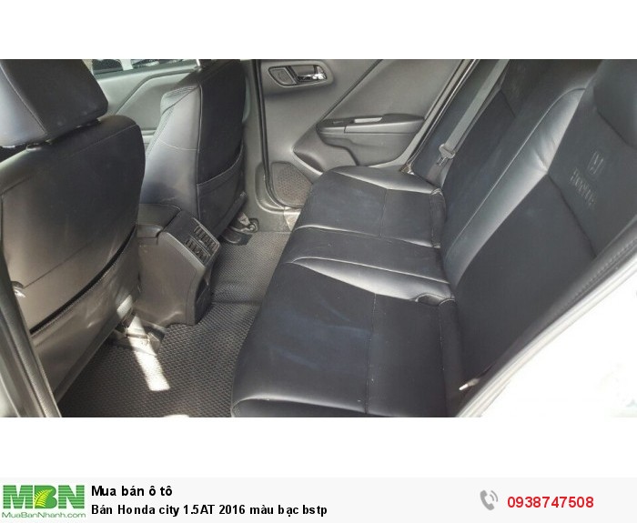 Bán Honda city 1.5AT 2016 màu bạc bstp