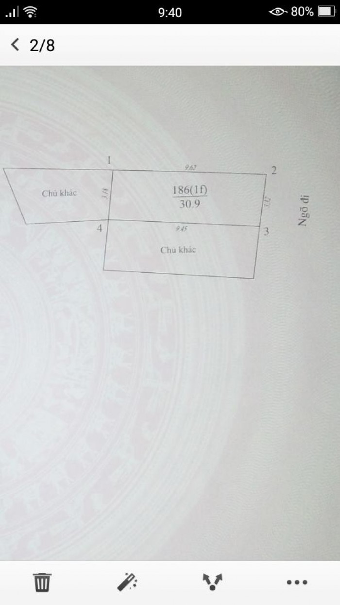 Cần bán gấp nhà ngõ phố Trương Định. DT 31m,MT 3.2m,xây 2.5T. Ngõ rộng 2m