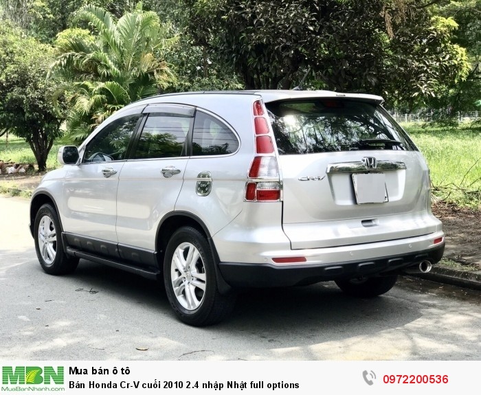 Bán Honda Cr-V cuối 2010 2.4 nhập Nhật full options