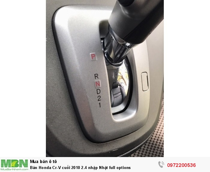 Bán Honda Cr-V cuối 2010 2.4 nhập Nhật full options