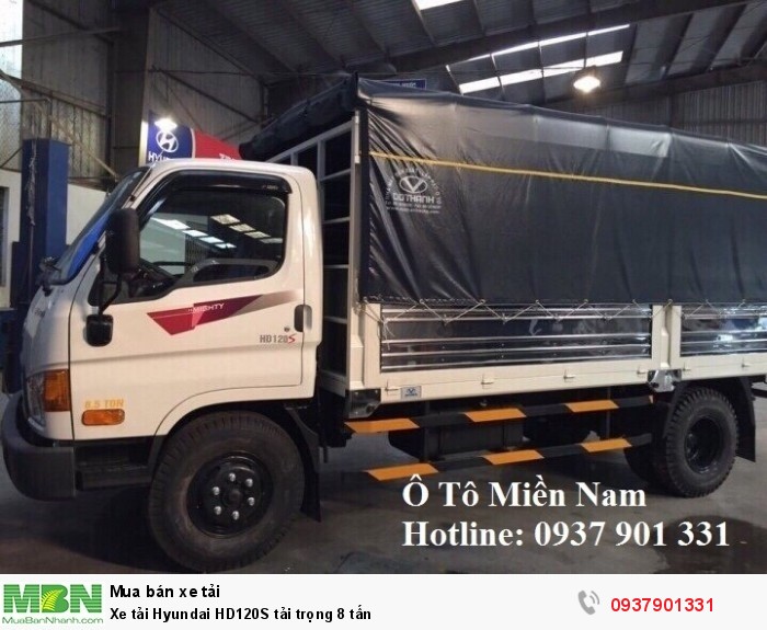 Xe tải Hyundai HD120S tải trọng 8 tấn