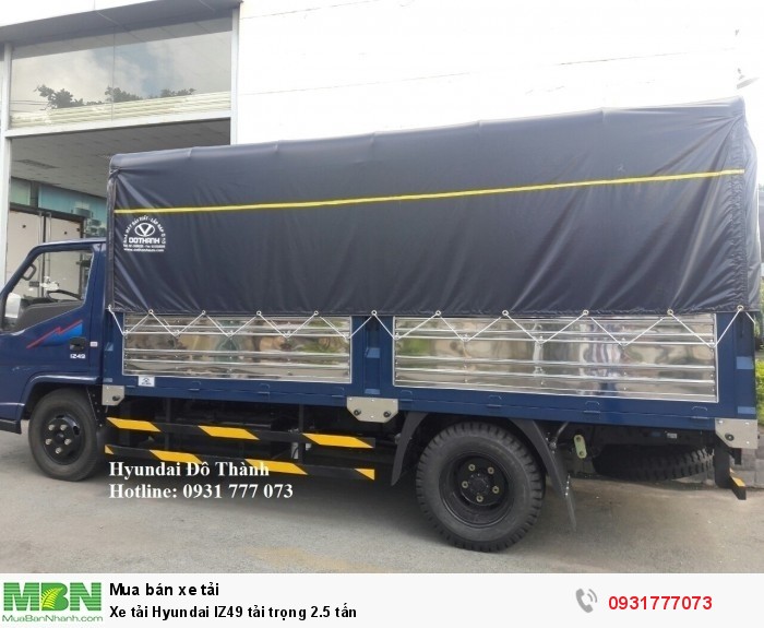 Xe tải Hyundai IZ49 tải trọng 2.5 tấn