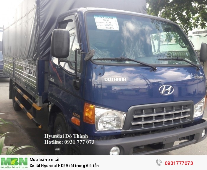Xe tải Hyundai HD99 tải trọng 6.5 tấn
