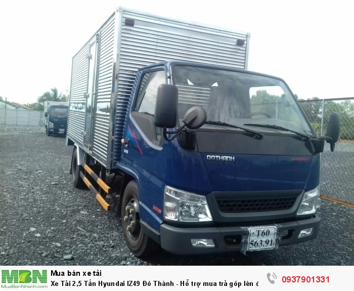 Xe Tải 2,5 Tấn Hyundai IZ49 Đô Thành - Hỗ trợ mua trả góp lên đến 90% giá trị xe.