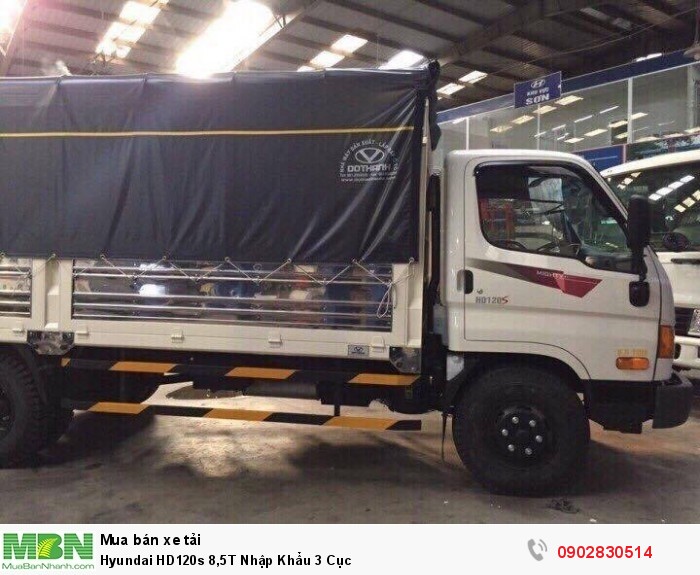 Hyundai HD120s 8,5T Nhập Khẩu 3 Cục
