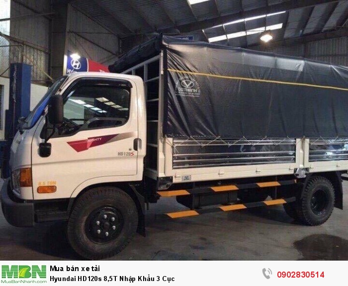 Hyundai HD120s 8,5T Nhập Khẩu 3 Cục