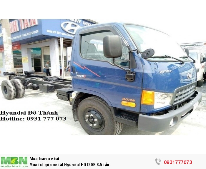 Mua trả góp xe tải Hyundai HD120S 8.5 tấn