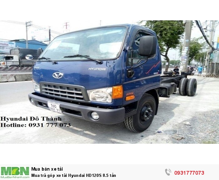 Mua trả góp xe tải Hyundai HD120S 8.5 tấn