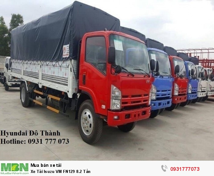 Xe Tải Isuzu VM FN129 8.2 Tấn