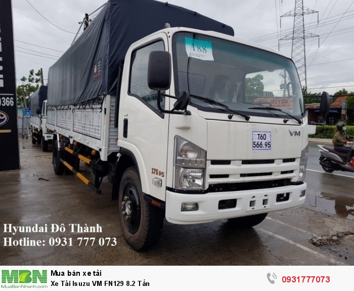Xe Tải Isuzu VM FN129 8.2 Tấn - Nhận đóng thùng xe tải theo yêu cầu - Hotline: 0931777073 (24/24)