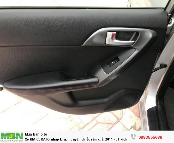 Xe KIA CERATO nhập khẩu nguyên chiếc sản xuất 2011 Full kịch đồ chính chủ Hà Nội mua từ mới cứng.
