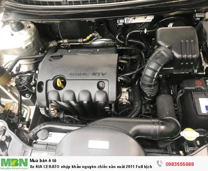 Xe KIA CERATO nhập khẩu nguyên chiếc sản xuất 2011 Full kịch đồ chính chủ Hà Nội mua từ mới cứng.