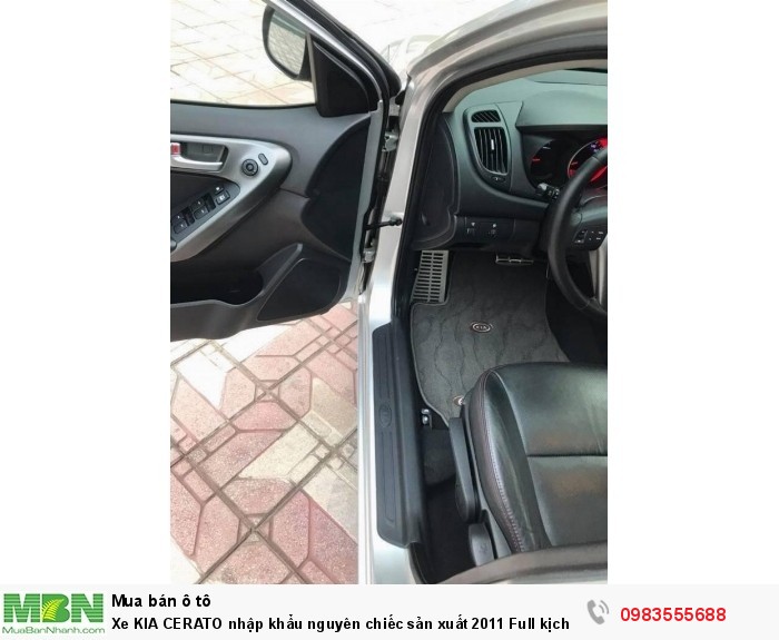 Xe KIA CERATO nhập khẩu nguyên chiếc sản xuất 2011 Full kịch đồ chính chủ Hà Nội mua từ mới cứng.
