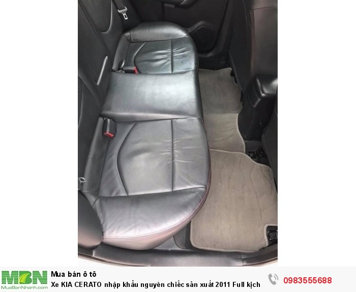Xe KIA CERATO nhập khẩu nguyên chiếc sản xuất 2011 Full kịch đồ chính chủ Hà Nội mua từ mới cứng.