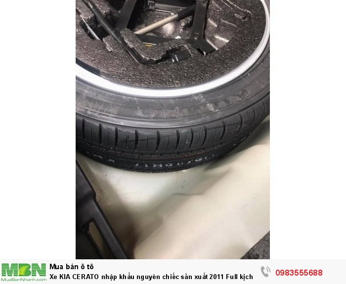 Xe KIA CERATO nhập khẩu nguyên chiếc sản xuất 2011 Full kịch đồ chính chủ Hà Nội mua từ mới cứng.