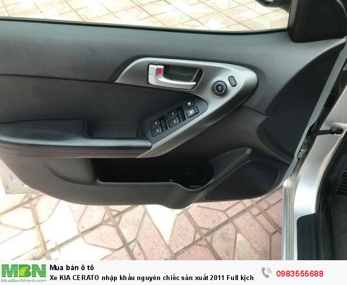 Xe KIA CERATO nhập khẩu nguyên chiếc sản xuất 2011 Full kịch đồ chính chủ Hà Nội mua từ mới cứng.