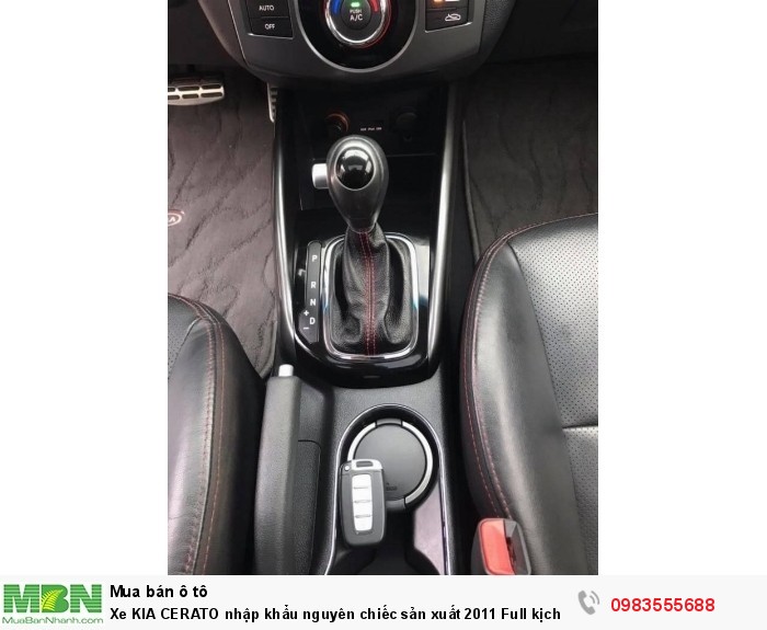 Xe KIA CERATO nhập khẩu nguyên chiếc sản xuất 2011 Full kịch đồ chính chủ Hà Nội mua từ mới cứng.