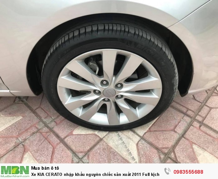 Xe KIA CERATO nhập khẩu nguyên chiếc sản xuất 2011 Full kịch đồ chính chủ Hà Nội mua từ mới cứng.