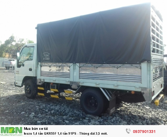 Isuzu 1,4 tấn QKR55F 1,4 tấn 91PS - Thùng dài 3,5 mét.