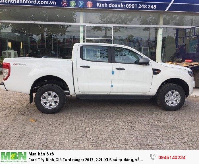 Ford Tây Ninh,Giá Ford ranger 2017, 2.2L XLS số tự động, số sàn,tặng phụ kiện