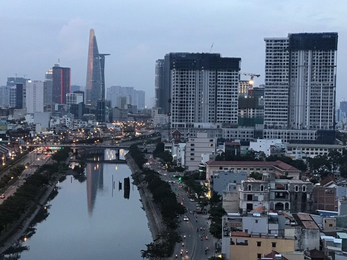 Bán căn 2PN, Grand Riverside, tầng cao, view sông Bến Nghé, DT 79.4m2