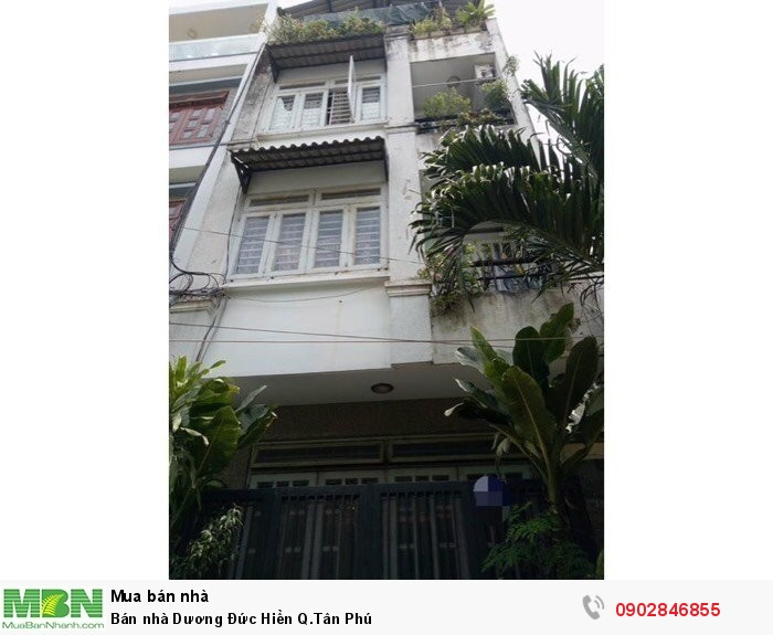 Bán nhà Dương Đức Hiền Q.Tân Phú