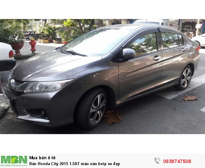 Bán Honda City 2015 1.5AT màu nâu bstp xe đẹp