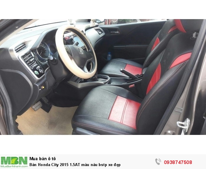 Bán Honda City 2015 1.5AT màu nâu bstp xe đẹp