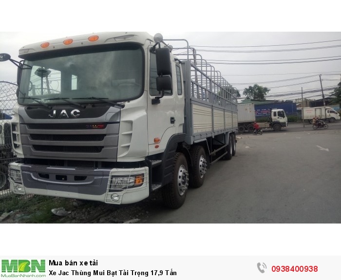 Xe Jac Thùng Mui Bạt Tải Trọng 17,9 Tấn