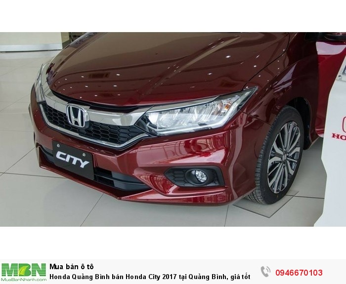 Honda Quảng Bình bán Honda City 2017 tại Quảng Bình, giá tốt nhất