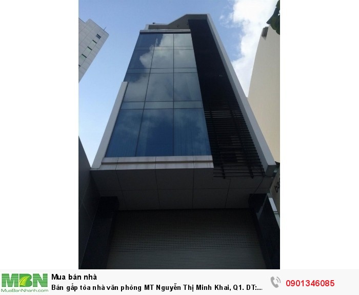 Bán gấp tòa nhà văn phòng MT Nguyễn Thị Minh Khai, Q1. DT: 6.1x14m, hầm 7 tầng
