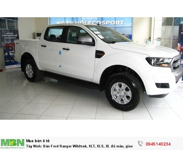 Tây Ninh: Bán Ford Ranger Wildtrak, XLT, XLS, XL đủ màu, giao xe nhanh.