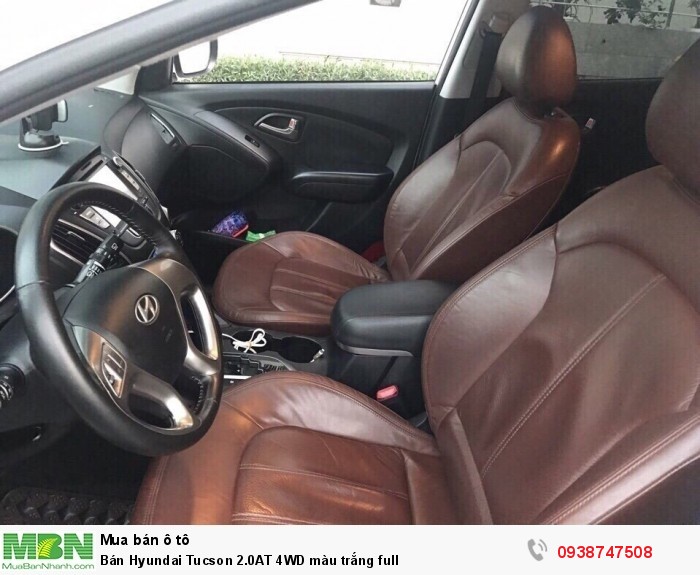 Bán Hyundai Tucson 2.0AT 4WD màu trắng full
