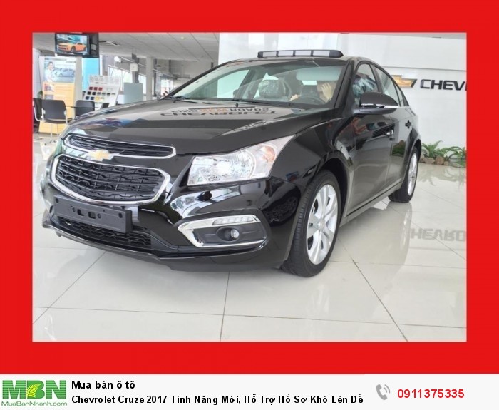 Chevrolet Cruze 2017 Tính Năng Mới, Hỗ Trợ Hồ Sơ Khó Lên Đến 90% – 100%