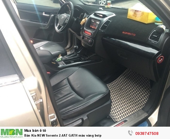 Bán Kia NEW Sorento 2.4AT GATH màu vàng bstp