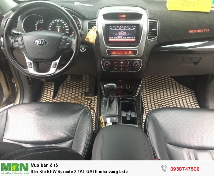 Bán Kia NEW Sorento 2.4AT GATH màu vàng bstp