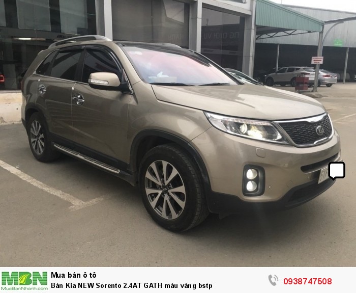 Bán Kia NEW Sorento 2.4AT GATH màu vàng bstp