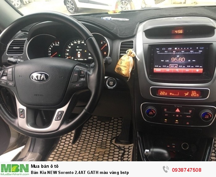Bán Kia NEW Sorento 2.4AT GATH màu vàng bstp