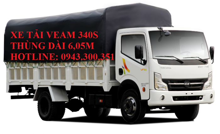 Xe tải Veam 3,5 tấn thùng Dài 6,2 giá rẻ
