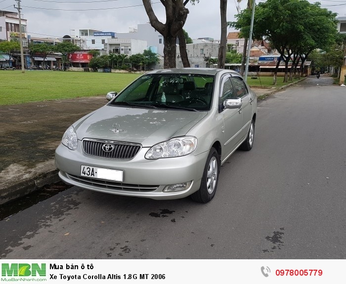 Xe Toyota Corolla Altis 1.8G MT 2006