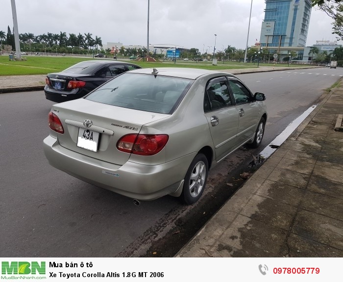 Xe Toyota Corolla Altis 1.8G MT 2006