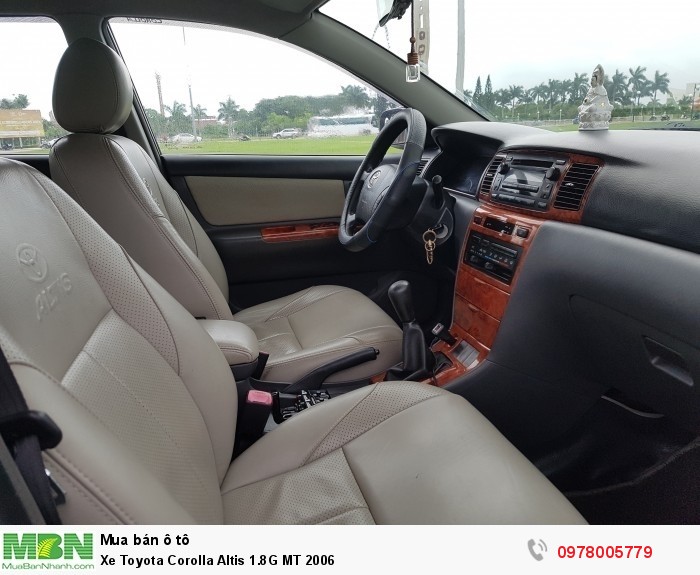 Xe Toyota Corolla Altis 1.8G MT 2006