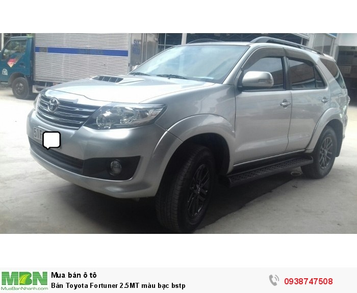 Bán Toyota Fortuner  2.5MT màu bạc bstp