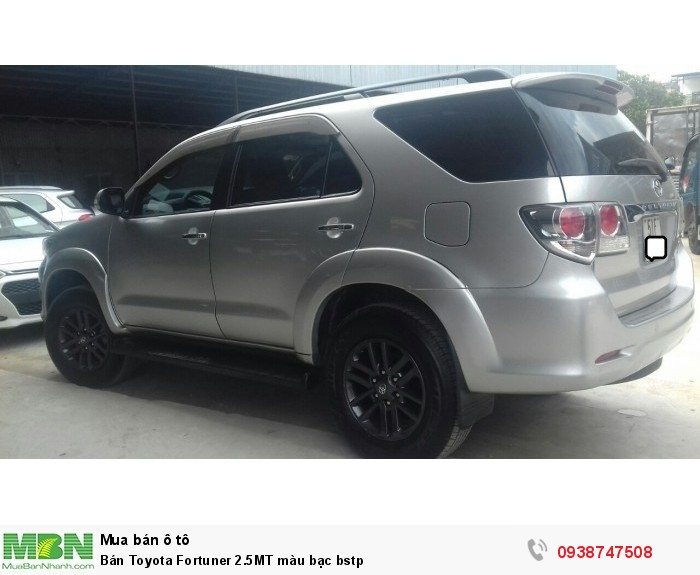 Bán Toyota Fortuner  2.5MT màu bạc bstp