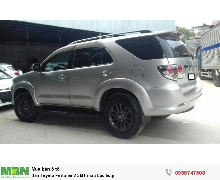 Bán Toyota Fortuner  2.5MT màu bạc bstp